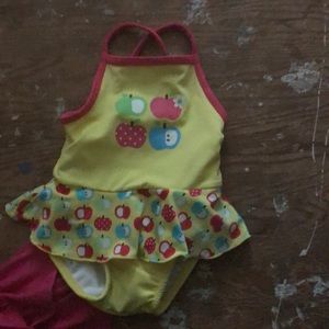 Bathing suit. 13 to 18 pounds